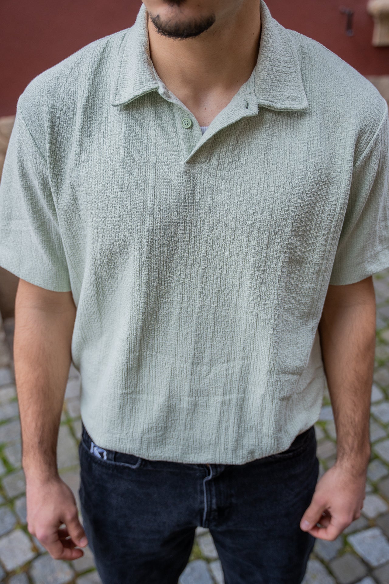 Green Button Shirt
