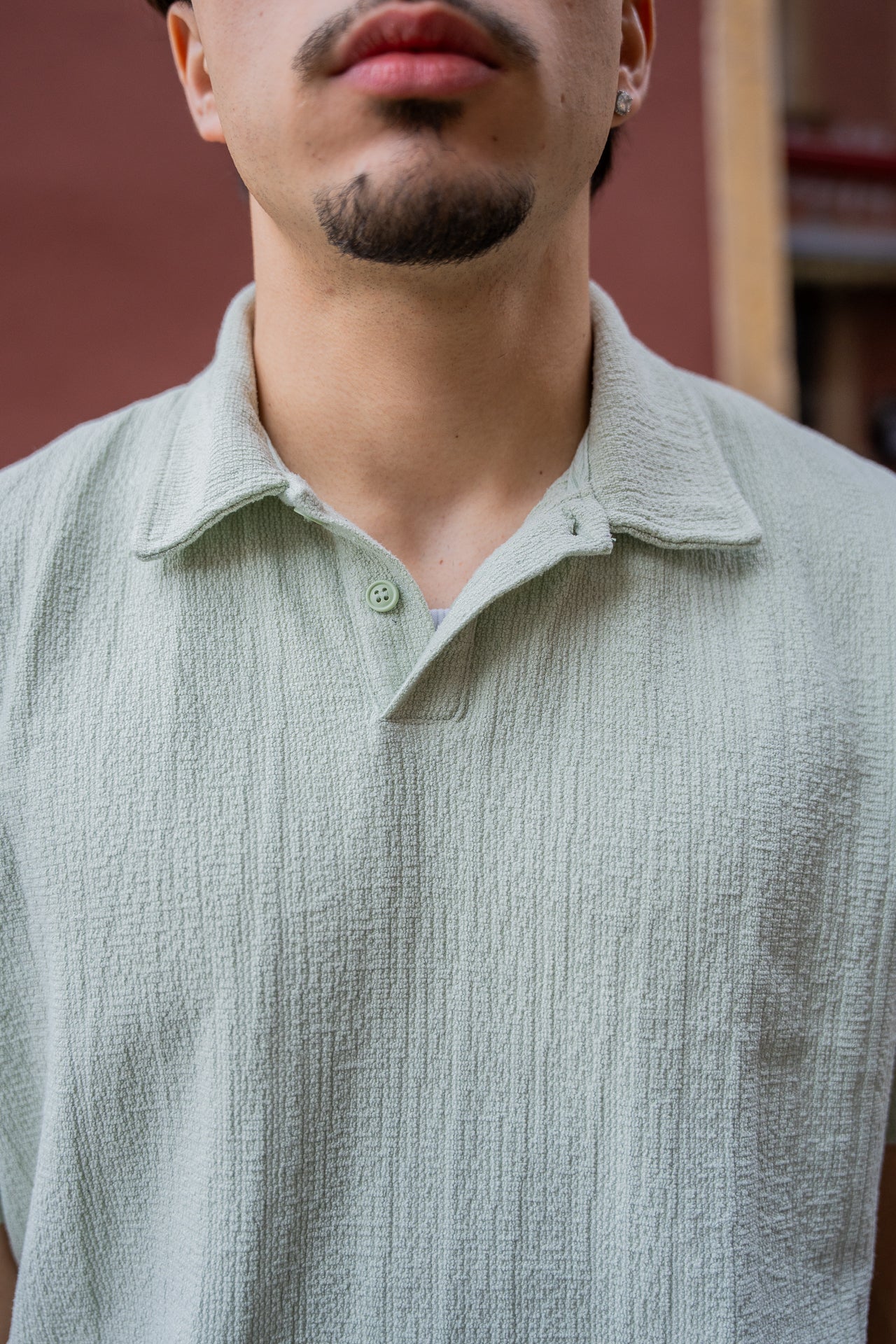 Green Button Shirt