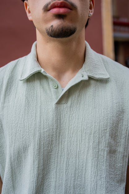 Green Button Shirt